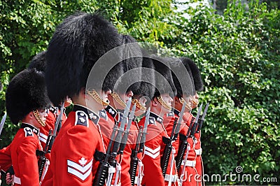 Changing of Guard in Ottawa, Canada Editorial Stock Photo