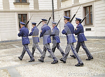 Changing the Guard Editorial Stock Photo