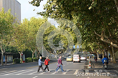 Changjiang Road, Nanjing, China Editorial Stock Photo