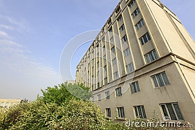 Student dormitory building of beijing chinese language and culture college, adobe rgb Stock Photo