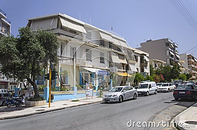 Chania - May 21 - Tourist streets of Chania , Ð¡rete,2013 Editorial Stock Photo