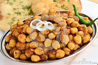 Channa Masala Stock Photo