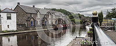 Channel in Wales Stock Photo