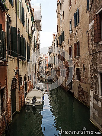 Channels at Venezia Stock Photo