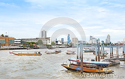 Chao Phraya River Editorial Stock Photo