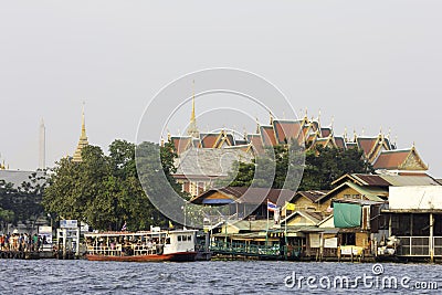 Chao Phraya River, Bangkok Editorial Stock Photo