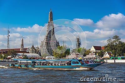 Chao Phraya river cruise Editorial Stock Photo