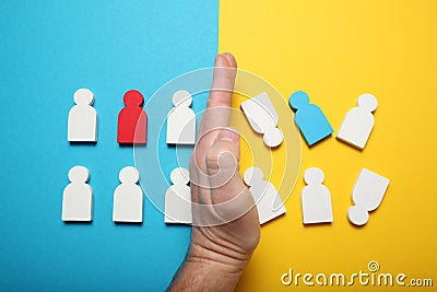 Chaos and order transform. Business disorganization concept. Improvement and harmony Stock Photo