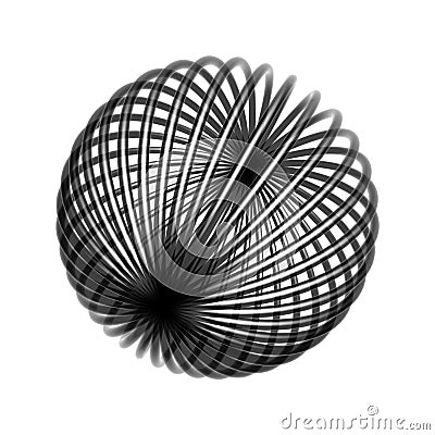 Chaos wire ball Stock Photo