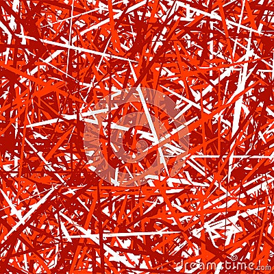 Chaotic jumble of interlocking, intersecting lines. Random Lines Abstract texture, background. Random art, artwork Vector Illustration