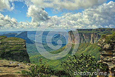 View from the top of Pai InÃ¡cio hill, Palmeiras, Bahia, Brazil Editorial Stock Photo