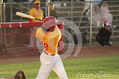 2024 Chaparral Firebirds Baseball vs. Youngker Roughriders Editorial Stock Photo