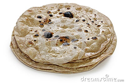 Chapati , flat indian bread Stock Photo