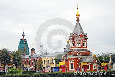 Chapel of Alexander Nevsky in Jaroslavl Editorial Stock Photo