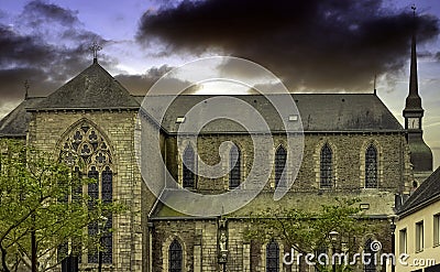 Chapel of the Brothers of La Mennais Chapelle des Freres de La Mennais in Ploermel, France Stock Photo