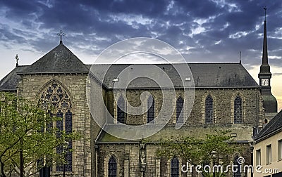 Chapel of the Brothers of La Mennais Chapelle des Freres de La Mennais in Ploermel, France Stock Photo