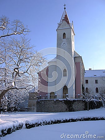 Chapel, Castle Bitov, Czech Republic, Europe Stock Photo
