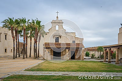 Chapel at Castle of Santa Catalina - Cadiz, Andalusia, Spain Stock Photo