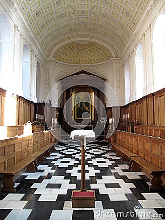 Chapel of Clare College, Cambridge University Stock Photo