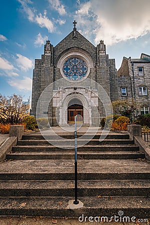 The Chapel of Divine Love in Spring Garden, Philadelphia, Pennsylvania Stock Photo