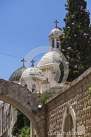 The Chapel of the Flagellation, Jerusalem Editorial Stock Photo