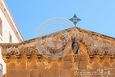 Chapel of Flagellation on Via Dolorosa Stock Photo