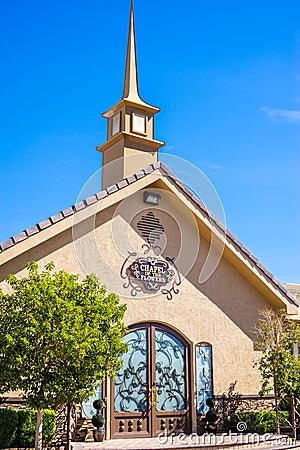 The Chapel of The Flowers Las Vegas Nevada Editorial Stock Photo