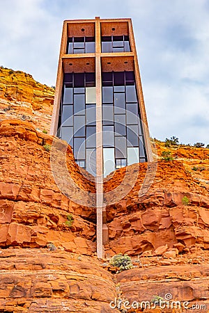 Chapel of the Holy Cross Sedona AZ Stock Photo