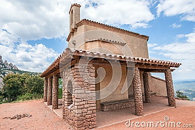 Chapel in Montserrat Stock Photo