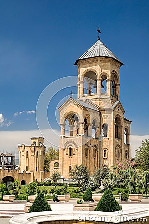 Chapel near Sameba Cathedral Stock Photo