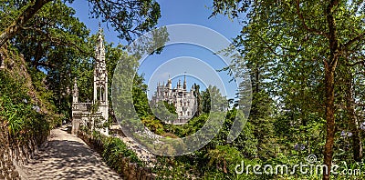 Chapel in the Regaleira Palace and Gardens. Editorial Stock Photo