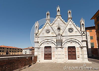 Chapel Santa Maria della Spina Stock Photo