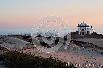 Chapel of Senhor da Pedra Stock Photo