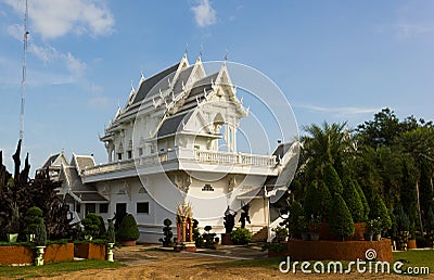 Chapel Wat tham Khuha Sawan Ubon Ratchathani , Thailand Stock Photo