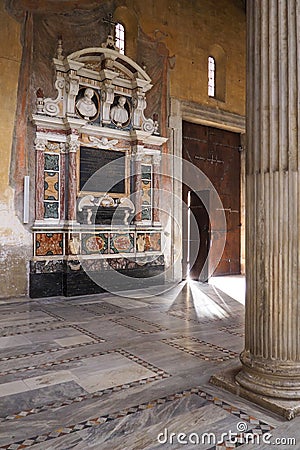 Basilica of Saint Sabina in Rome, Italy Editorial Stock Photo