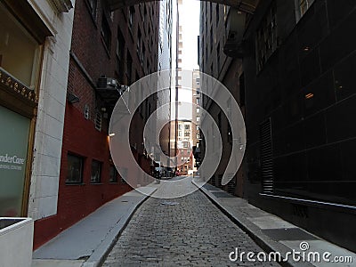 Chapman Place, Boston, Massachusetts, USA Editorial Stock Photo