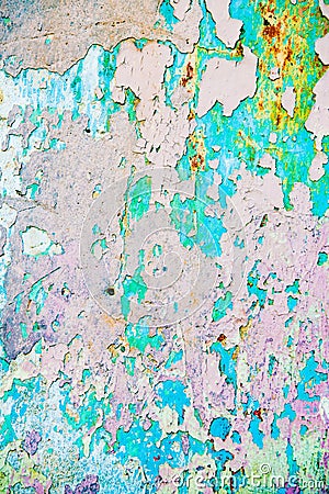 Chapped pastel-colors background Stock Photo