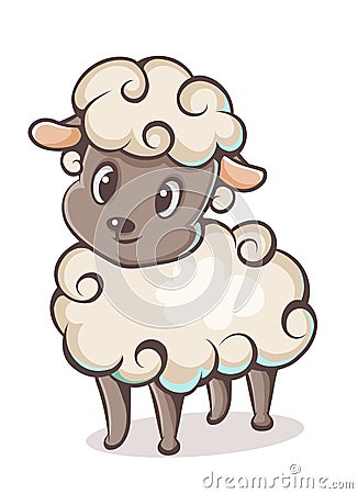 Character lamb Vector Illustration