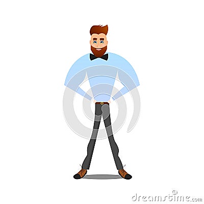 Character lifestyle situation in real life. Business process. Businessman, office worker. Stock Photo