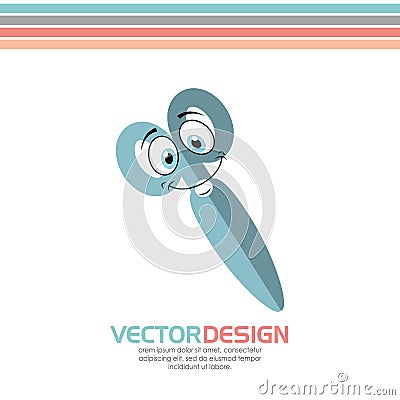 character School Supply design Cartoon Illustration