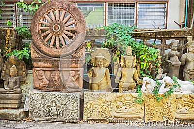 Character of Thai mythology, sculpture sold Stock Photo