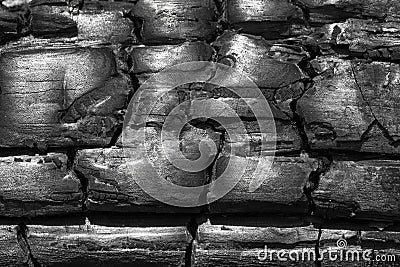 Charcoal background Stock Photo