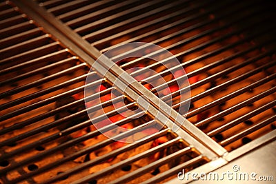 Charcoal Grill Stock Photo