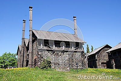 Charcoal ovens, Finland Stock Photo