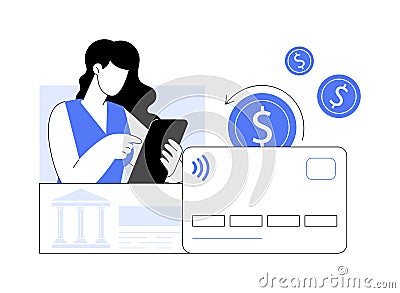 Chargeback abstract concept vector illustration. Vector Illustration