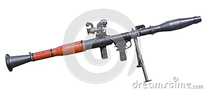 Charged Hand Grenade Launcher Stock Photo