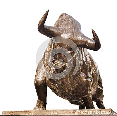 Charging Bull Statue In Shenzhen Stock Exchange Editorial Stock Photo