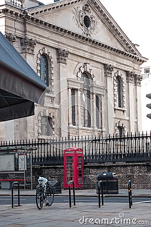 Charing Cross. Empty streets City of London during national lockdown. London, UK Editorial Stock Photo