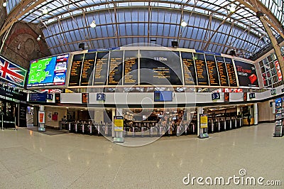 Charing Cross Railway Station Editorial Stock Photo