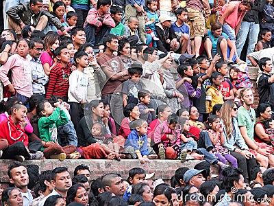 Chariot Festival, Nepal Editorial Stock Photo